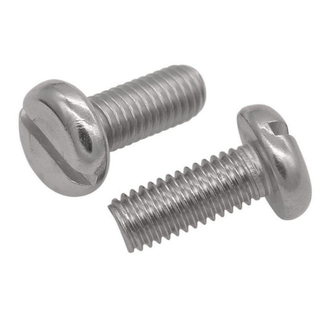 Inox DIN85 슬롯형 팬 헤드 나사