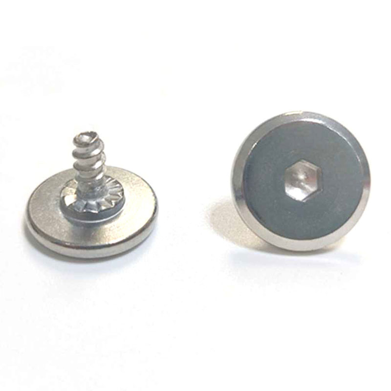 열 컵용 대형 플랫 헤드 육각 소켓 코스터 나사